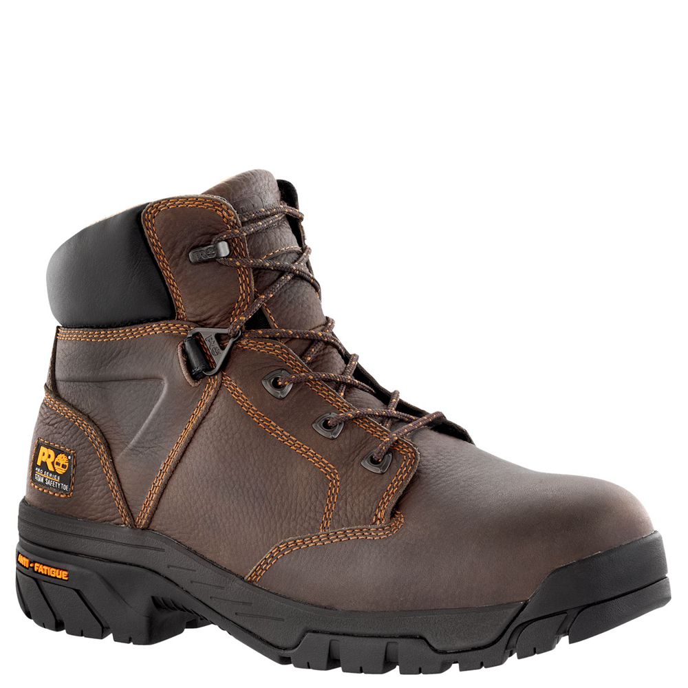 Botas de Trabajo Timberland Hombre Pro® Helix 6\" Alloy Toe Marrones - Chile EQG-314892